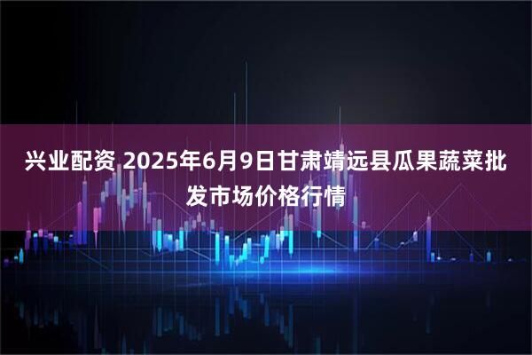 兴业配资 2025年6月9日甘肃靖远县瓜果蔬菜批发市场价格行情