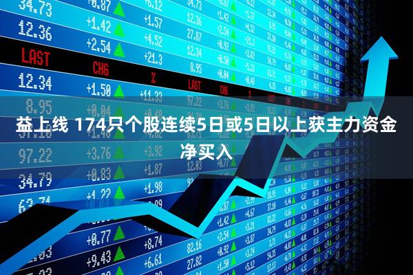 益上线 174只个股连续5日或5日以上获主力资金净买入