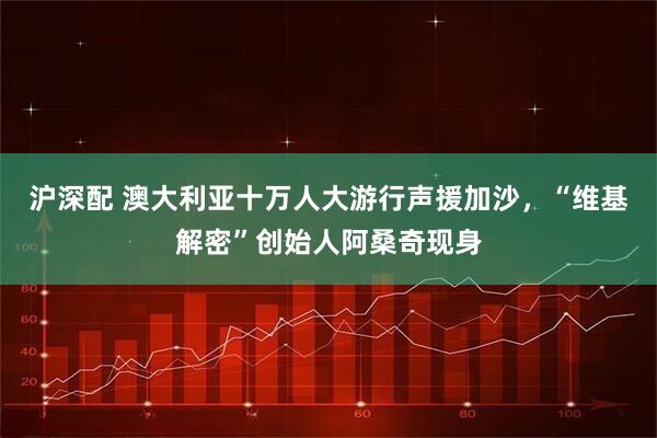 沪深配 澳大利亚十万人大游行声援加沙，“维基解密”创始人阿桑奇现身